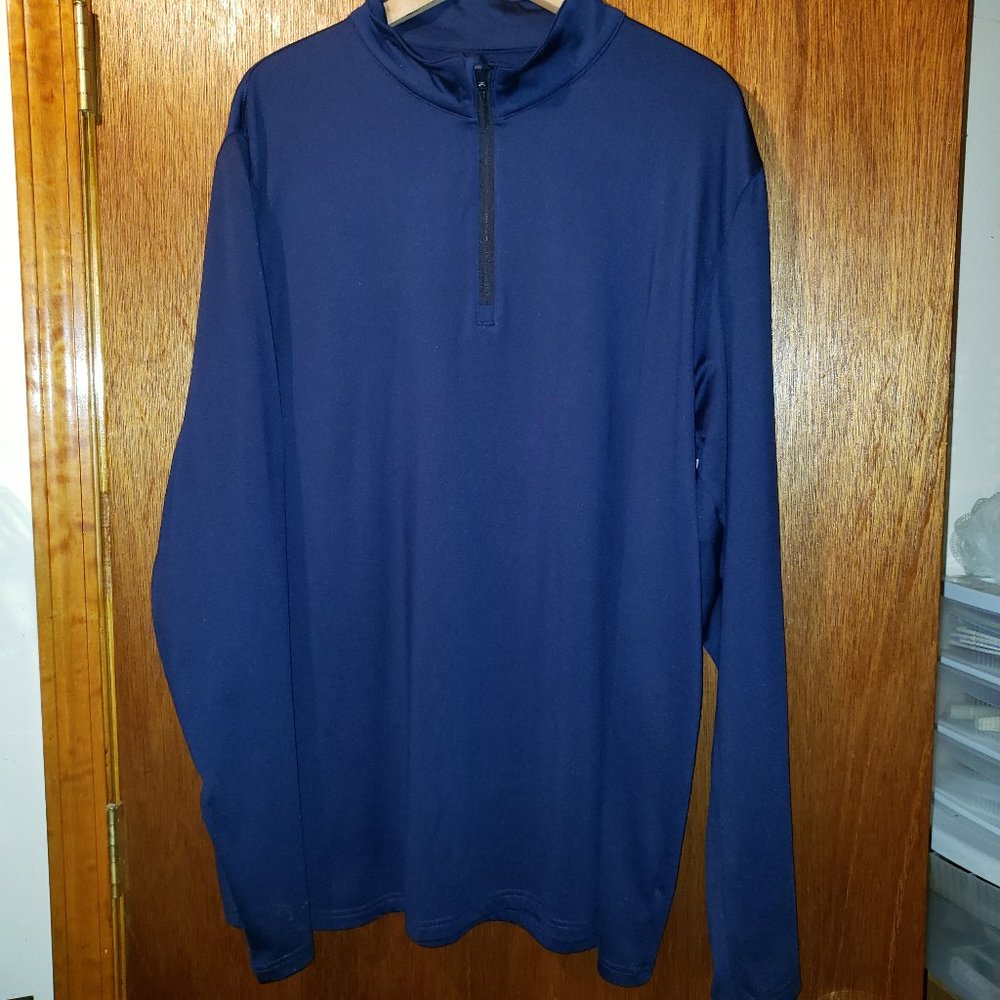 TSLA Men's Quarter Zip Pullover Shirt, Size  2XL